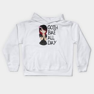 Goth Bae All Day Kids Hoodie